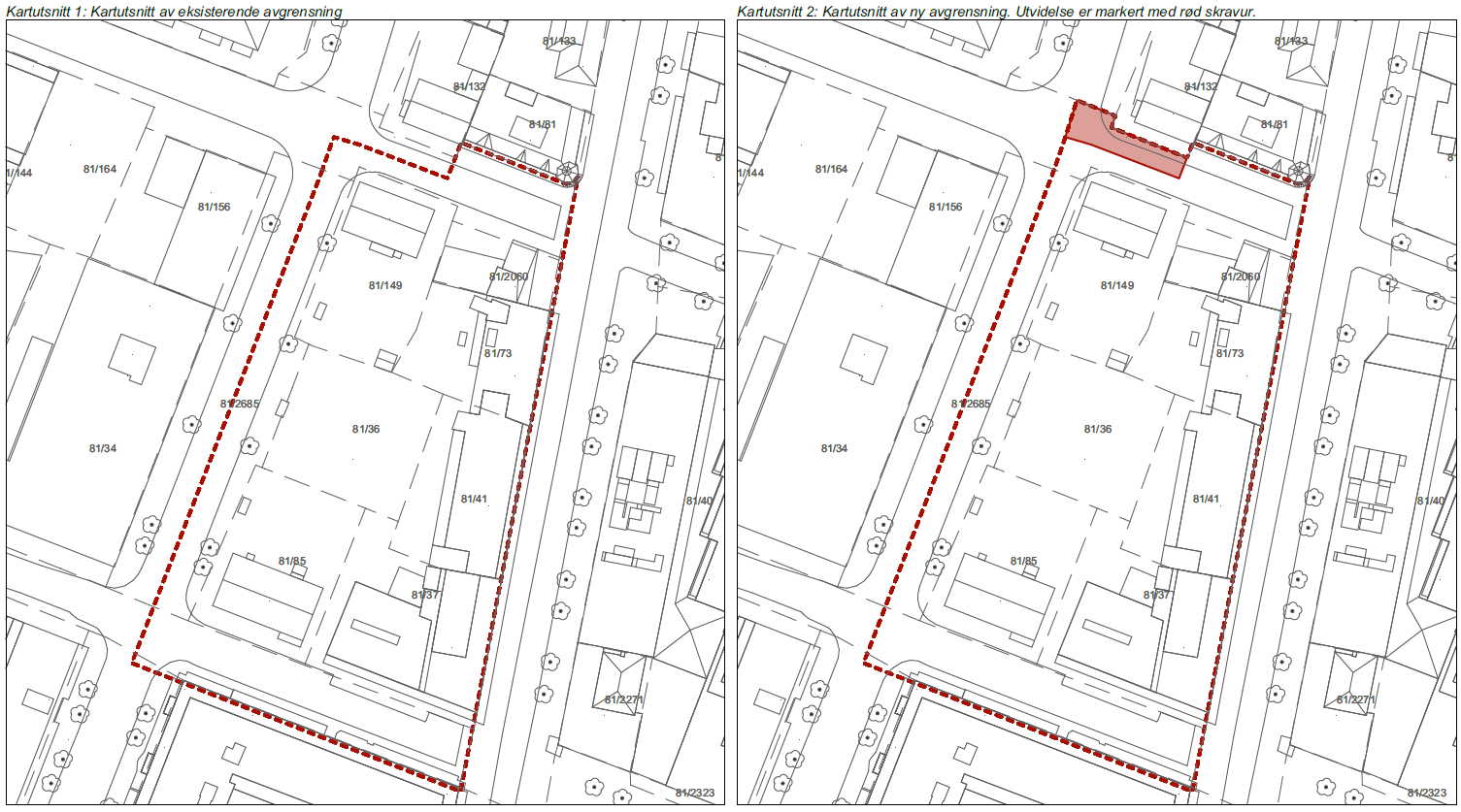 Kartutsnitt kvartal 11