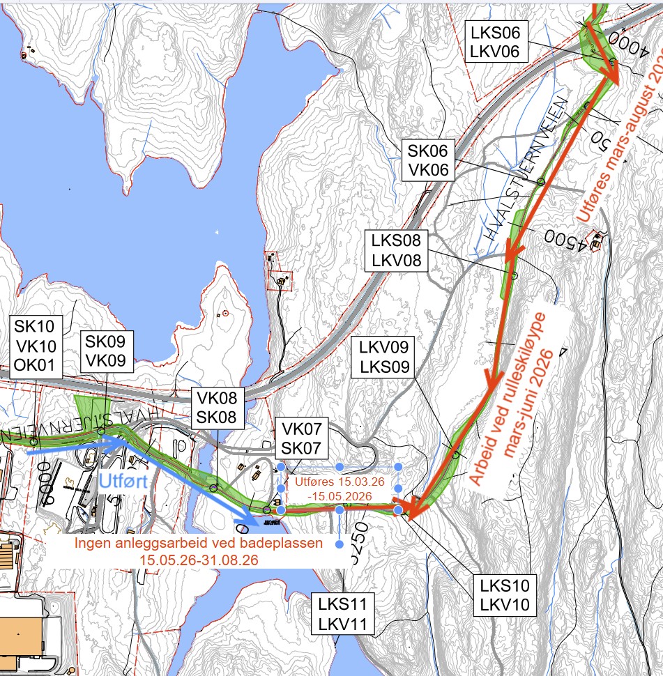 Kart over Hvalstjernomr&aring;det