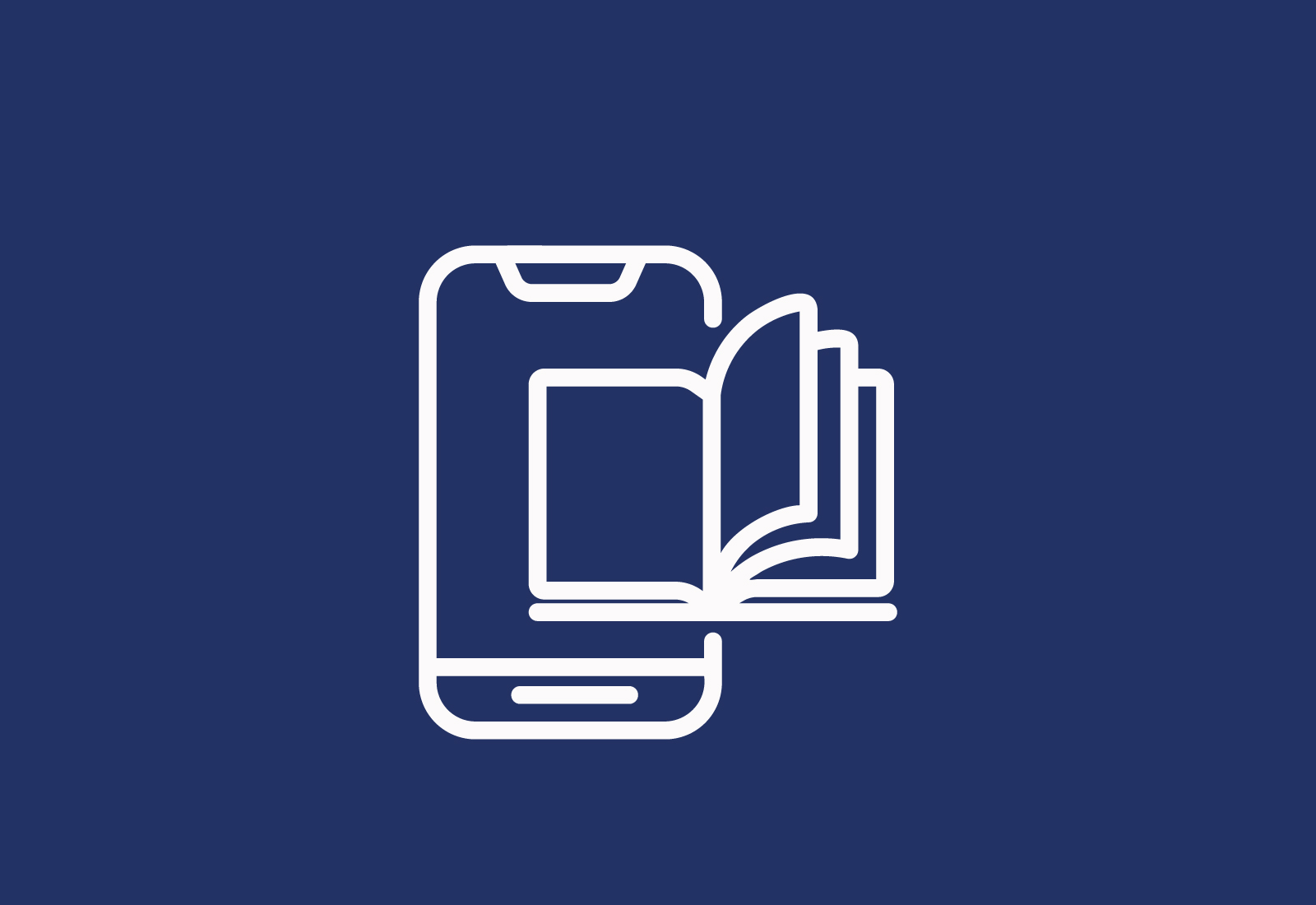 Bilde: Mobiltelefon og en bok