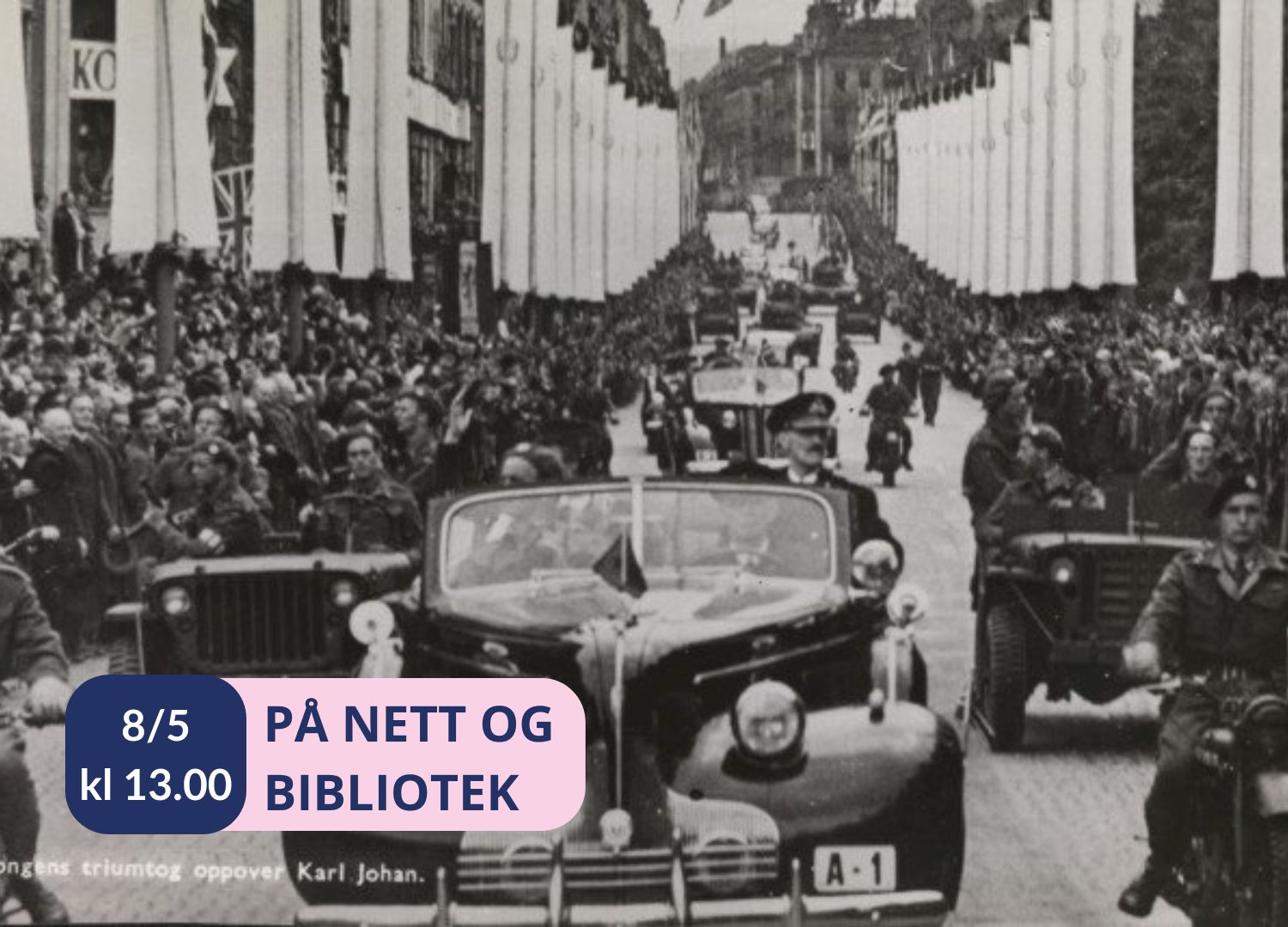 Bilde: Bilde fra fredsdagene i 1945