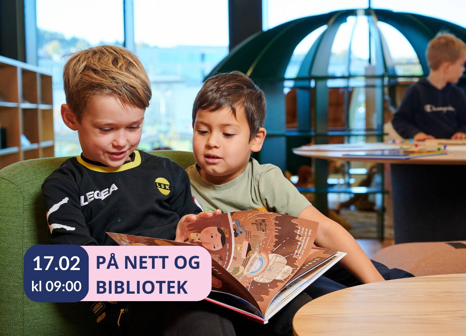 Foto: Lillestrøm kommune | På nett og bibliotek 17.02.23 kl 09.00