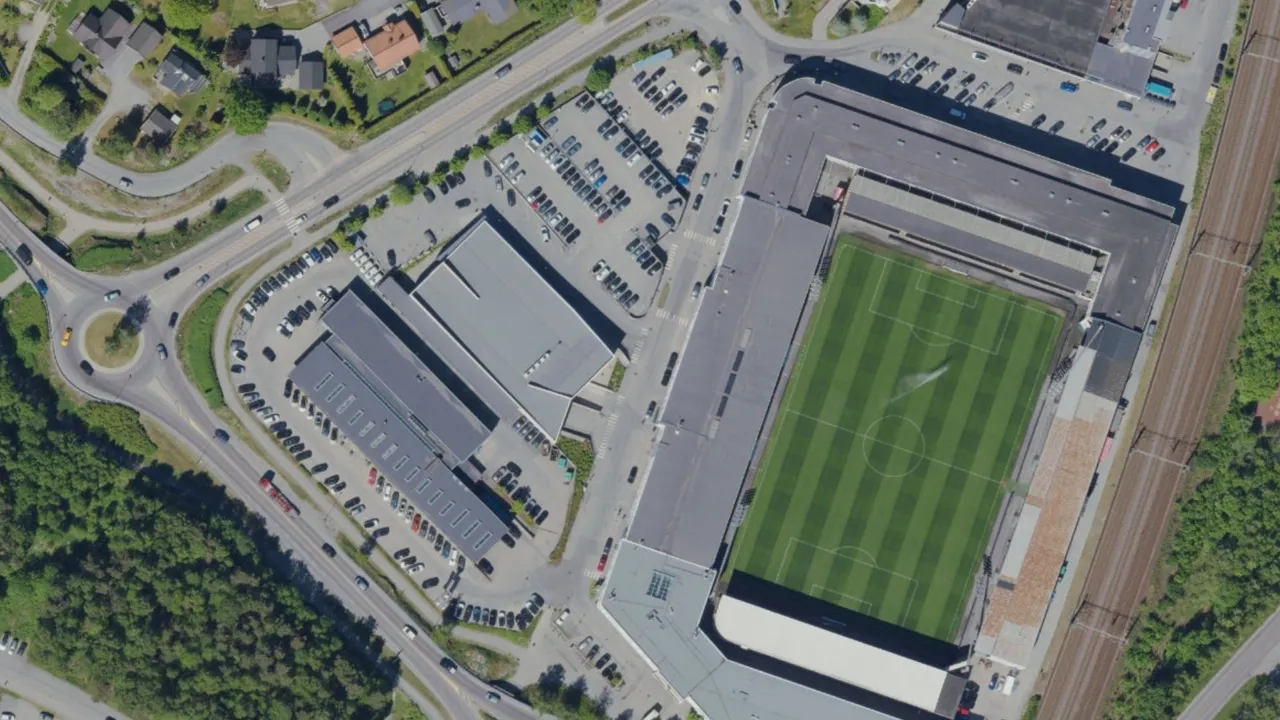 Oversikts kartbilde av Åråsen området