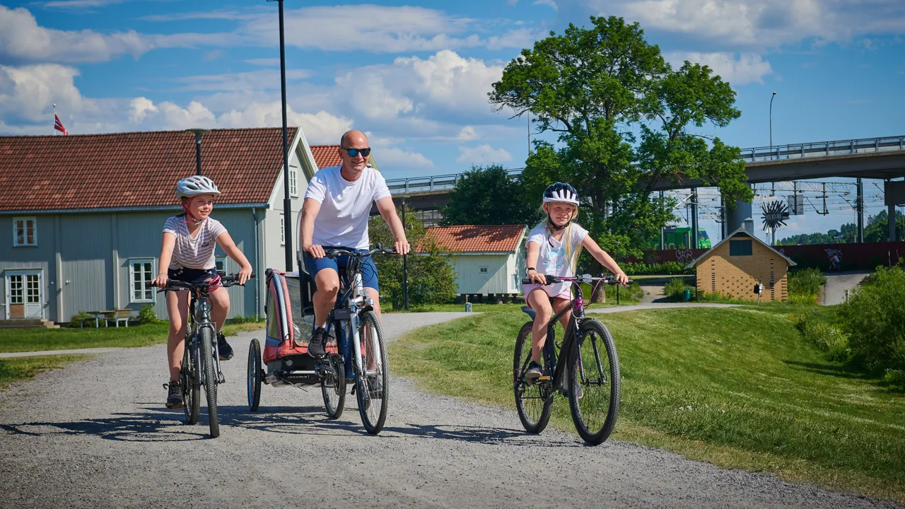 Urbane bilder fra Lillestrøm sentrum