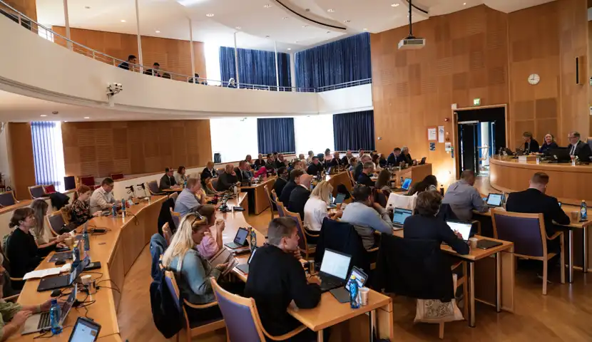 Kommunestyremøte i Lillestrøm kommune juni 2024