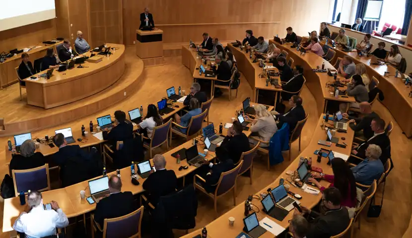 Kommunestyremøte i Lillestrøm kommune juni 2024