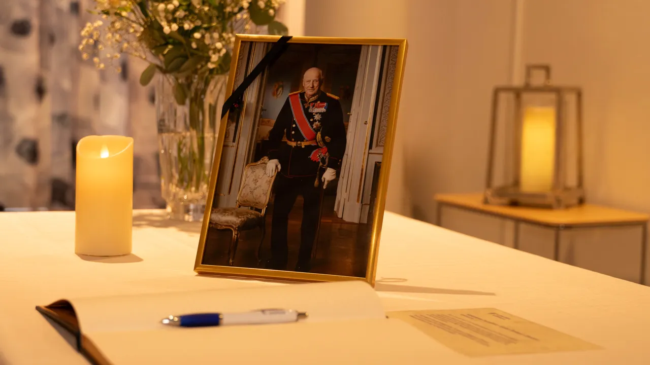 Kondolanseprotokoll for HMK Harald