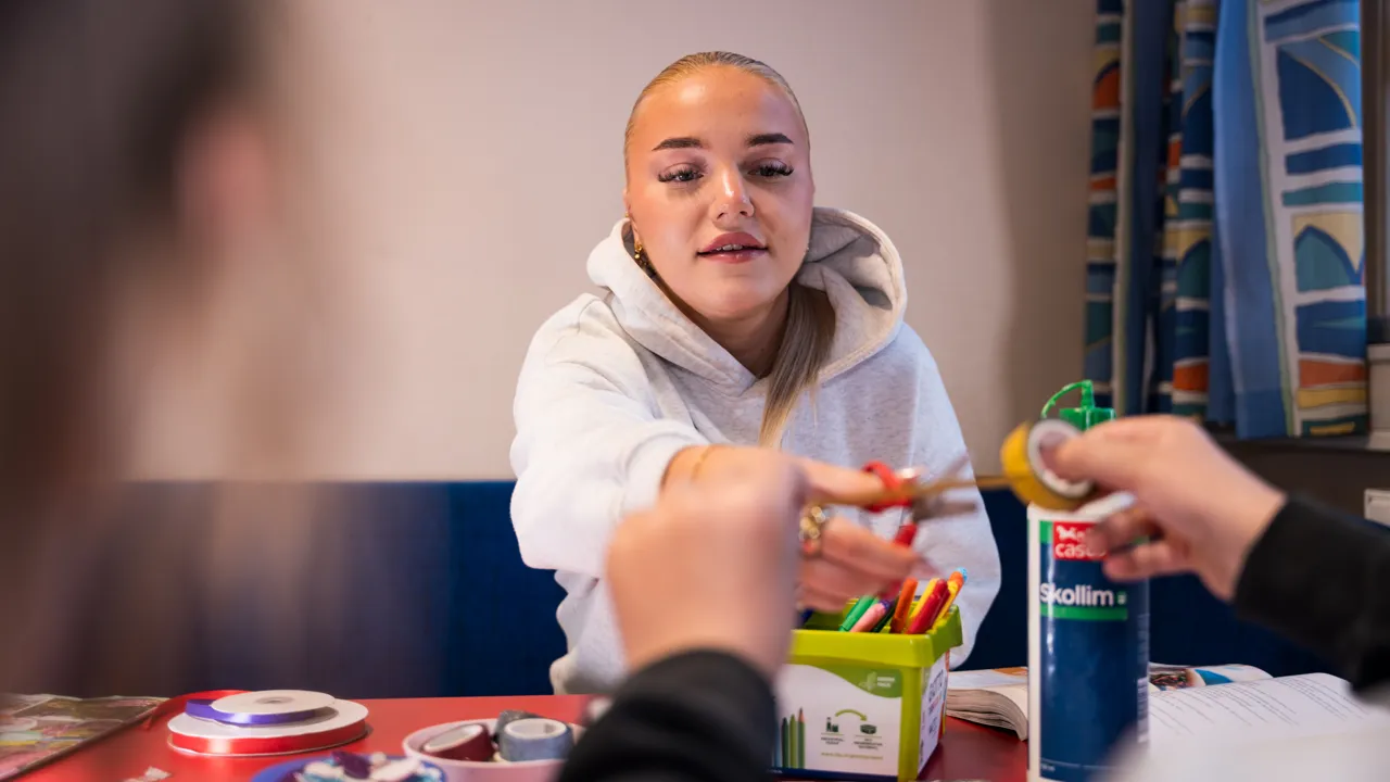 Temabilder lærling på SFO