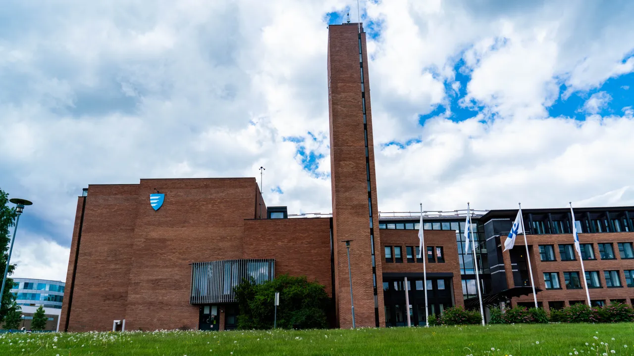Fasaden til Lillestrøm rådhus