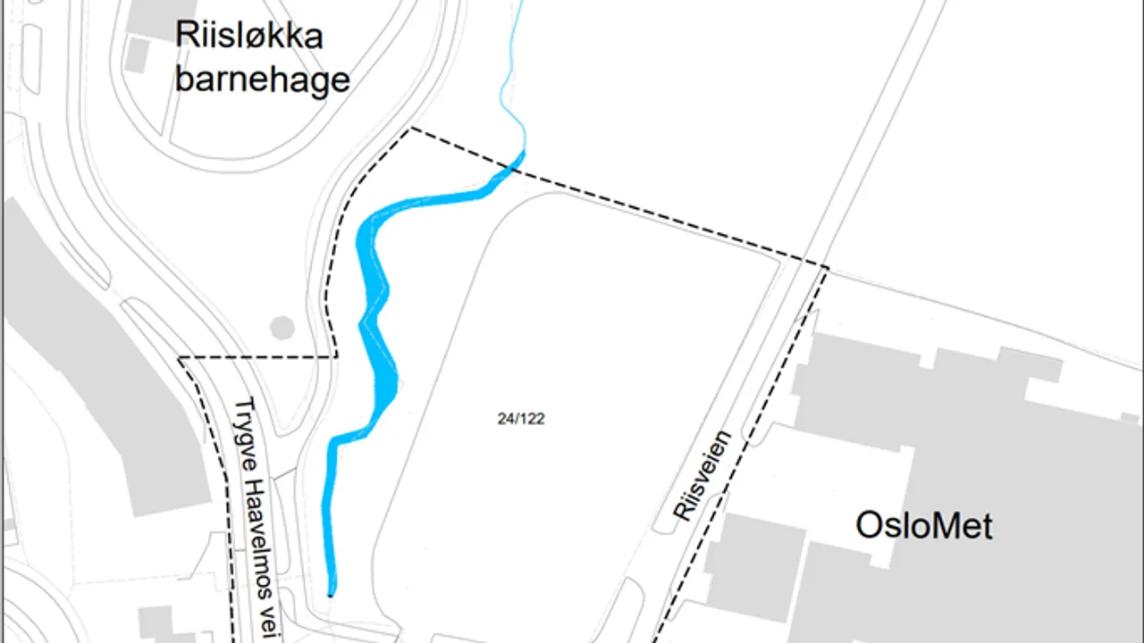 Kartutsnitt av området