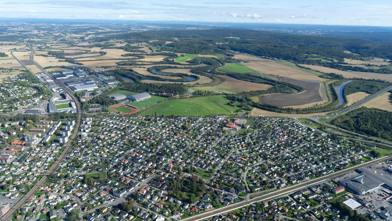 Oversiktsbilde Lillestrøm kommune