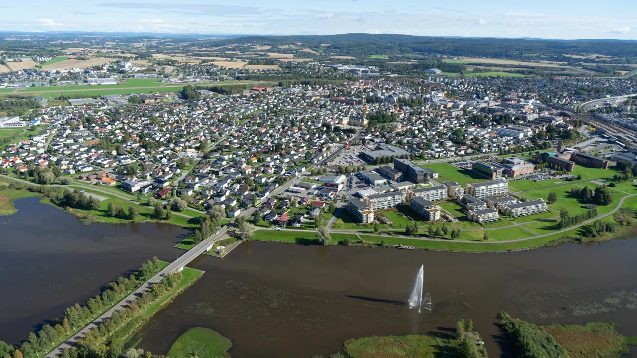 Oversiktsbilde Lillestrøm kommune