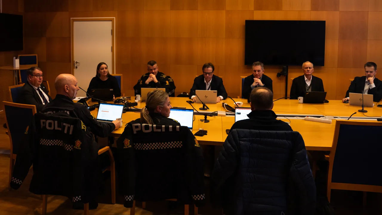 Møte i politirådet på Lillestrøm rådhus