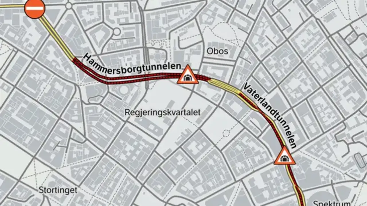 Et kartutsnitt av Ring 1