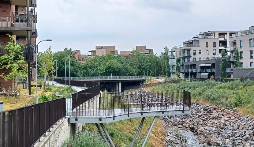 Utkikkspunkt over Sagelven.