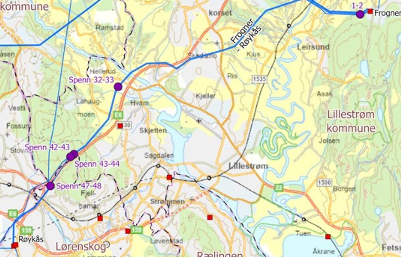 Kart Frogner Røykås