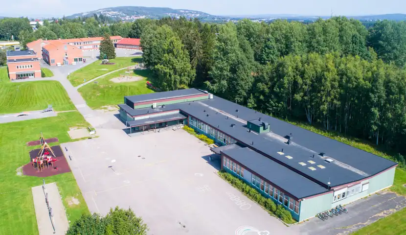 Oversiktsbilde av Sten Tærud skole