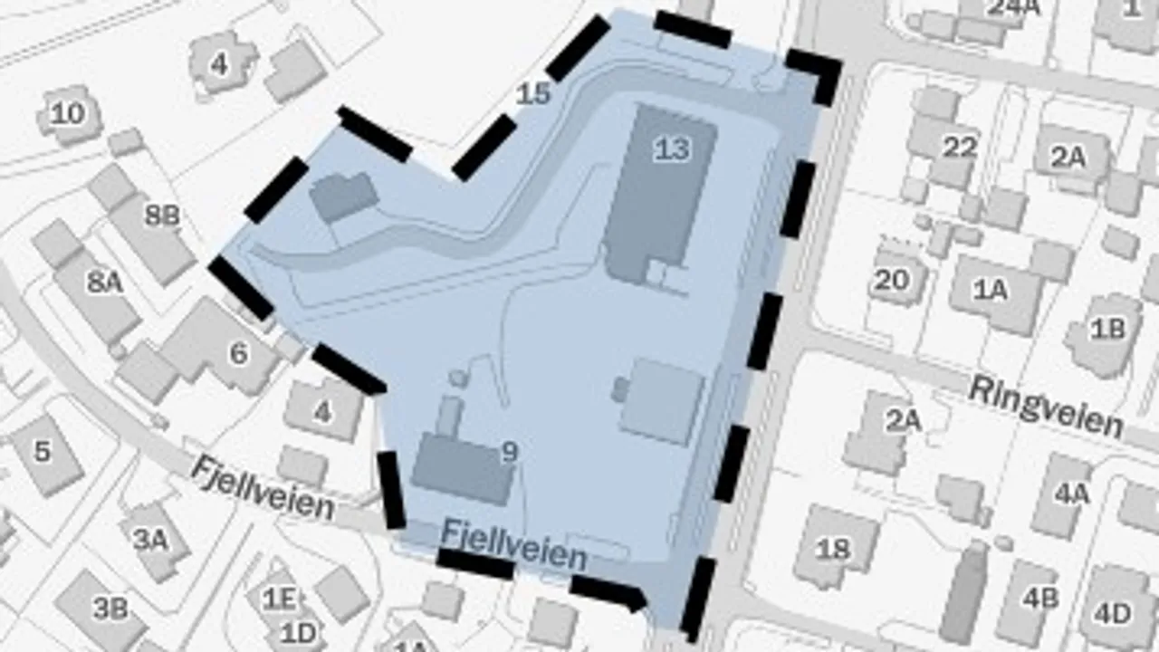 Kartutsnitt strømsveien 9