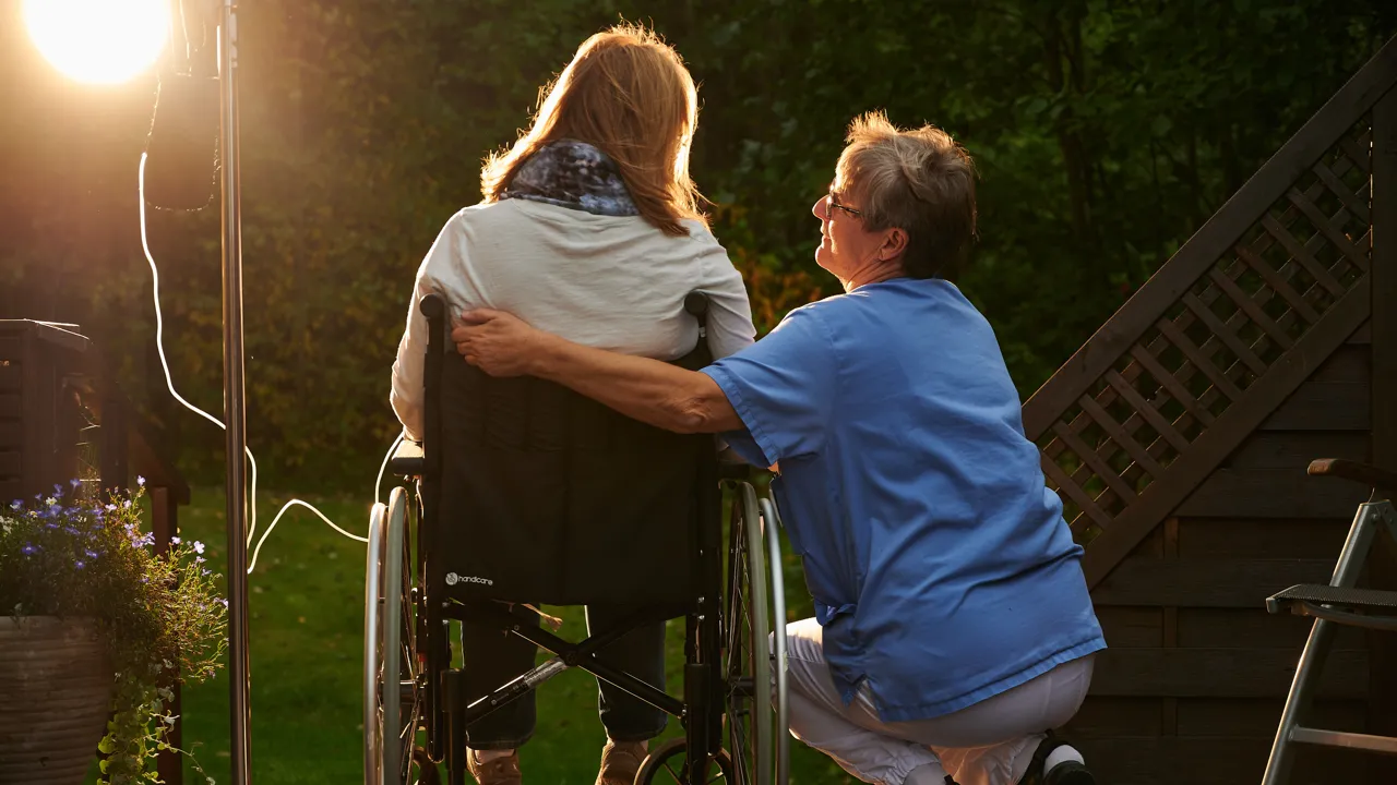 Pasient og ansatt lindrende enhet, Skedsmotun
